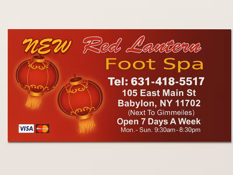 New Red Lantern Foot Reflexology