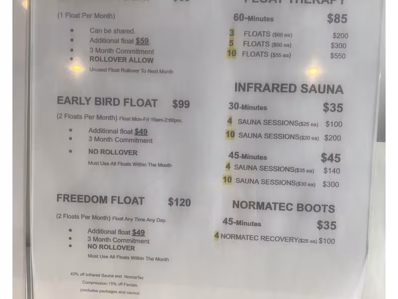 Reset Float