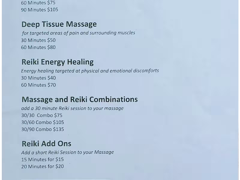 Massage and Reiki by Janelle Callahan