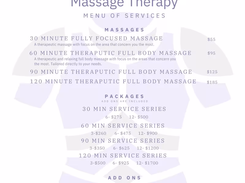 Shed The Armor Massage